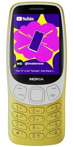 Nokia 3210 4G | All-new Classic Keypad Phone with Dual SIM, YouTube, Scan & Pay UPI, Rear Camera, Wireless FM Radio, MP3 Player, Bluetooth & USB Type C | Y2K Gold - Triveni World