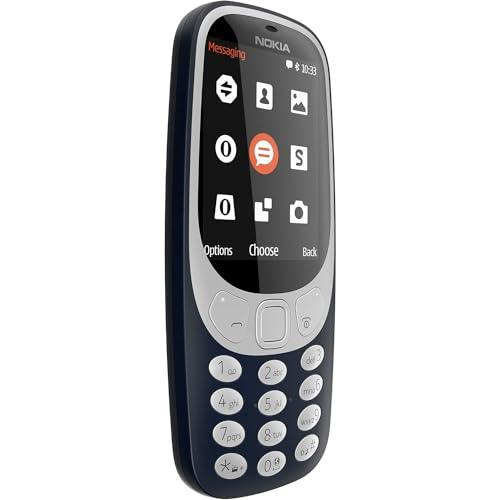 Nokia 3310 Dual SIM Feature Phone with MP3 Player, Wireless FM Radio and Rear Camera, Dark Blue - Triveni World