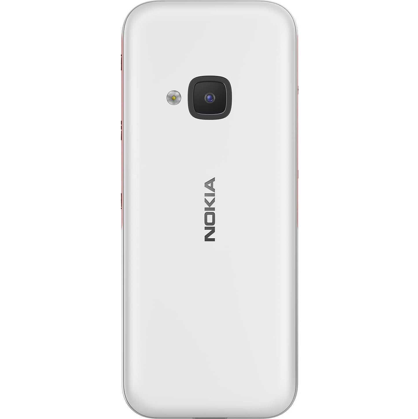 Nokia 5310 Dual SIM Keypad Phone with MP3 Player, Wireless FM Radio and Rear Camera with Flash | White/Red - Triveni World