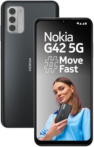 Nokia G42 5G Powered by Snapdragon® 480 Plus 5G | 50MP Triple Rear AI Camera | 6GB RAM (4GB RAM + 2GB Virtual RAM) | 128GB Storage | 3-Day Battery Life | 2 Years of Android Upgrades | SO Grey - Triveni World