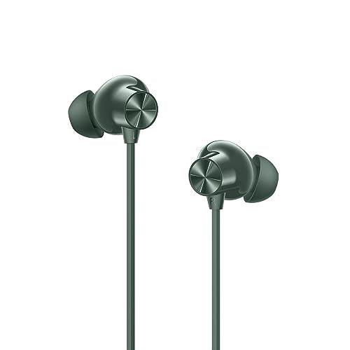 OnePlus Bullets Wireless Z2 ANC Bluetooth in Ear Earphones with Mic, 45dB Hybrid ANC, Bombastic Bass - 12.4 mm Drivers, 10 Mins Charge - 20 Hrs Music, 28 Hrs Battery (Green) - Triveni World