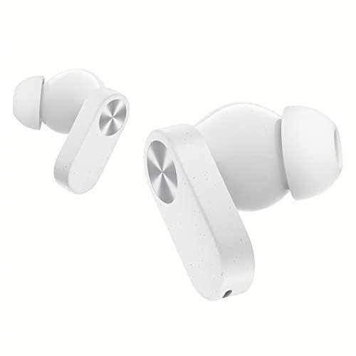 OnePlus Nord Buds 2 TWS in Ear Earbuds with Mic, Upto 25dB ANC 12.4mm Dynamic Titanium Drivers, Playback:Upto 36hr case, 4-Mic Design, IP55 Rating, Fast Charging [White] - Triveni World