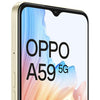 OPPO A59 5G (Silk Gold, 4GB RAM, 128GB Storage) | 5000 mAh Battery with 33W SUPERVOOC Charger | 6.56" HD+ 90Hz Display | with No Cost EMI/Additional Exchange Offers - Triveni World