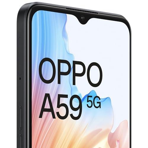 OPPO A59 5G (Starry Black, 4GB RAM, 128GB Storage) | 5000 mAh Battery with 33W SUPERVOOC Charger | 6.56" HD+ 90Hz Display | with No Cost EMI/Additional Exchange Offers - Triveni World
