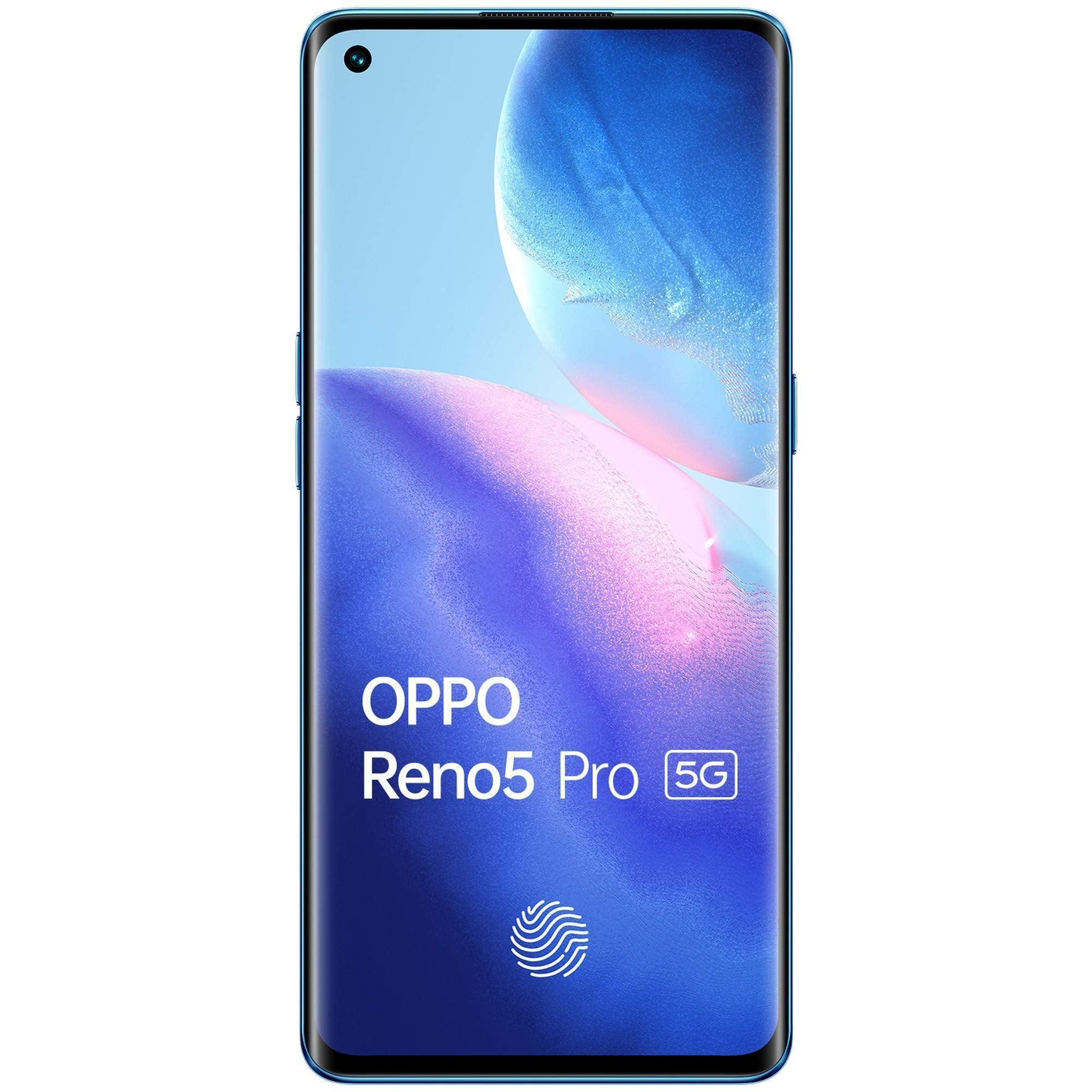Oppo Reno5 Pro 5G (Astral Blue, 8GB RAM, 128GB Storage) with No