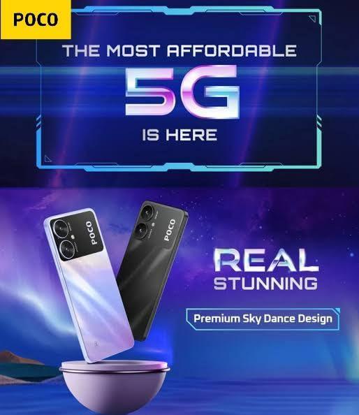 POCO M6 5G (Orion Blue, 4GB RAM, 128GB Storage) - Triveni World