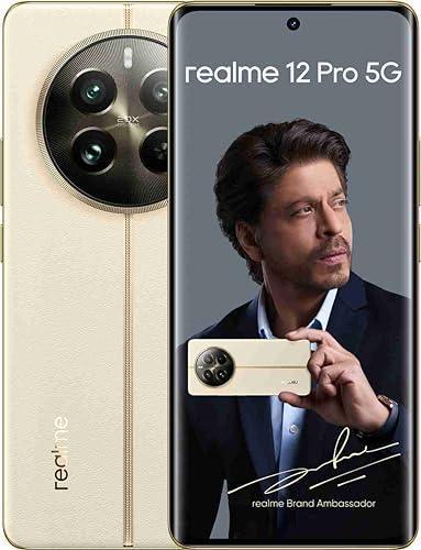 realme 12 Pro 5G (Navigator Beige, 8GB RAM, 128GB Storage) | 50 MP Sony IMX882 OIS Camera | 32 MP 2X Flagship Telephoto Portrait Camera | Snapdragon 6 Gen 1 5G Processor | 8 GB+8 GB Dynamic RAM - Triveni World