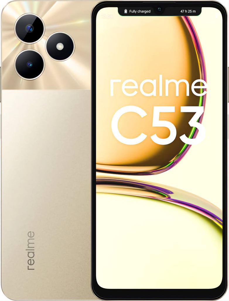Realme C53 (Champion Gold, 6GB RAM, 128GB Storage) - Triveni World