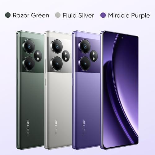realme GT 6T 5G (Miracle Purple,8GB RAM+256GB Storage) | India's 1st 7+ Gen 3 Flagship Chipset | 1.5M + AnTuTu Score | 5500mAh+120W | The World's Brightest Flagship Display - Triveni World