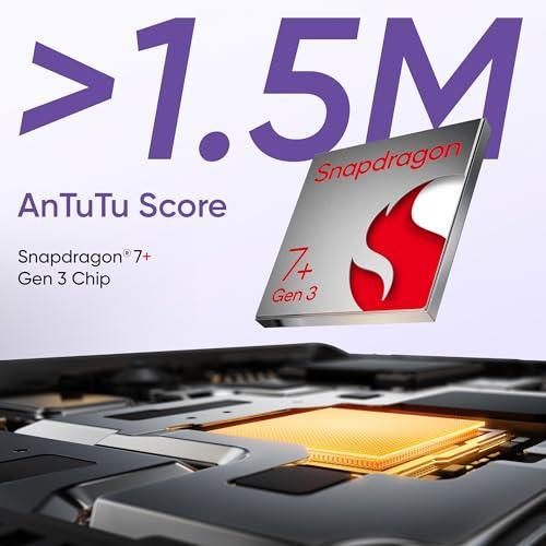 realme GT 6T 5G (Miracle Purple,8GB RAM+256GB Storage) | India's 1st 7+ Gen 3 Flagship Chipset | 1.5M + AnTuTu Score | 5500mAh+120W | The World's Brightest Flagship Display - Triveni World