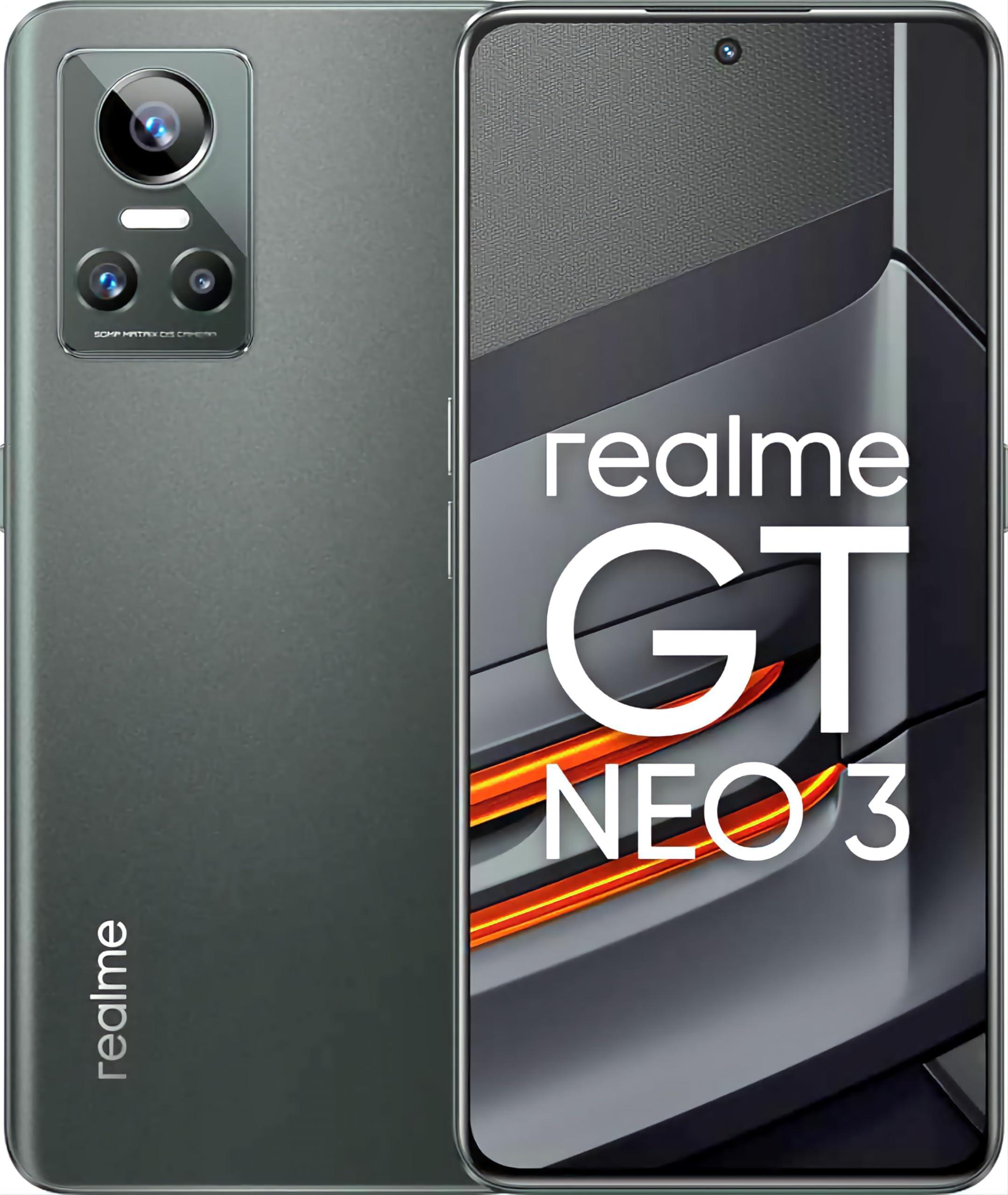 realme GT Neo 3 (Asphalt Black, 8GB RAM, 128GB Storage) – Triveni