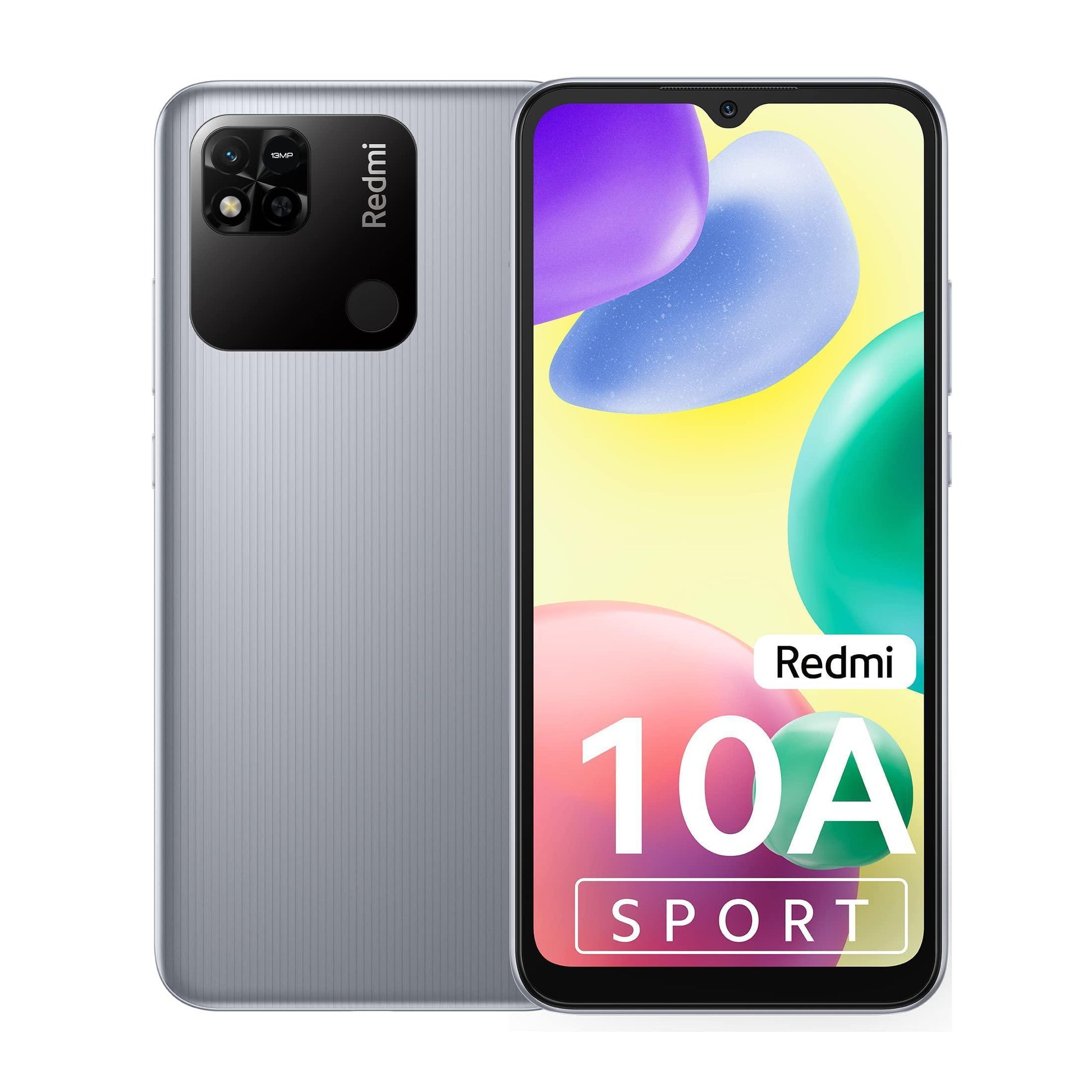 Redmi 10A Sport (Slate Grey, 6GB RAM, 128GB Storage) | 2 Ghz Octa Cor Helio G25 | 5000 mAh Battery | Finger Print Sensor | Upto 8GB RAM with RAM Booster - Triveni World