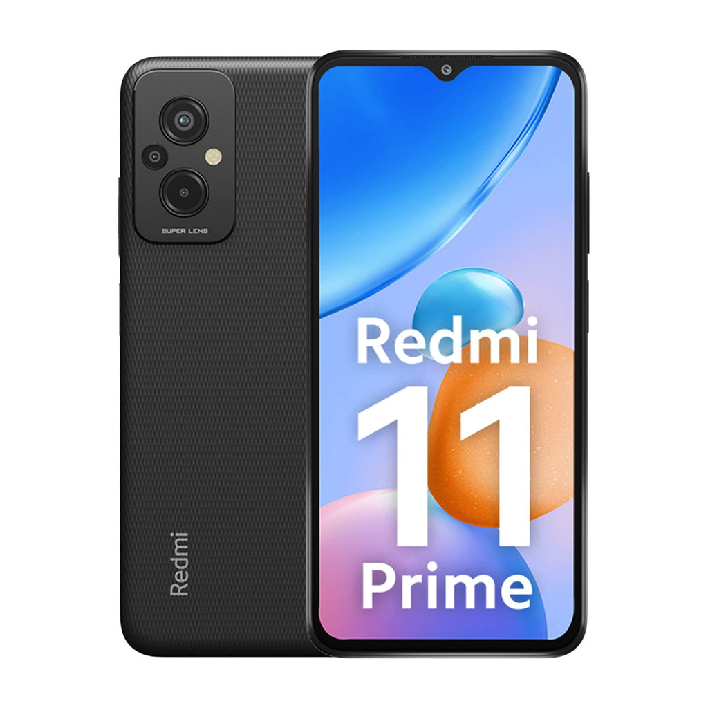 Redmi 11 Prime (Flashy Black, 6GB RAM, 128GB Storage) | Prime Design | High Performance Helio G99 | 50 MP AI Triple Cam | 5000 mAh | 22.5W - Triveni World