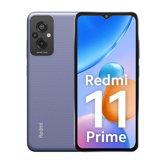 Redmi 11 Prime (Peppy Purple, 4GB RAM 64GB ROM) | Prime Design | High Performance Helio G99 | 50 MP AI Triple Cam | 5000 mAh | 22.5W - Triveni World