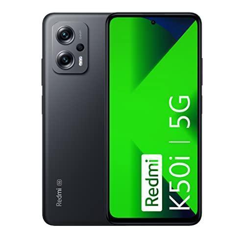 Redmi K50i 5G (Stealth Black, 6GB RAM, 128GB Storage) | Flagship Mediatek Dimensity 8100 Processor | 144Hz Liquid FFS Display | Alexa Built-in - Triveni World