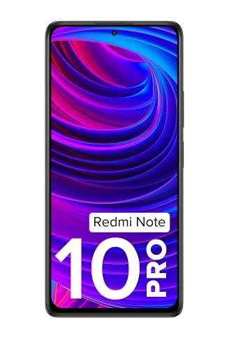 Redmi Note 10 Pro (Dark Night, 6GB RAM, 128GB Storage) -120hz Super Amoled Display|64MPwith 5mp Super Tele-Macro | 33W Charger Included - Triveni World