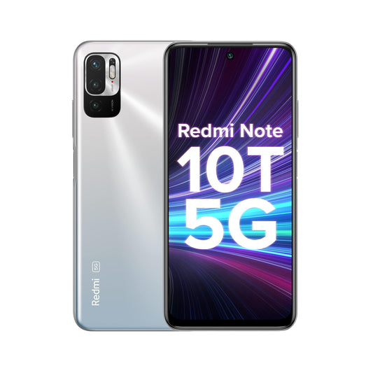 Redmi Note 10T 5G (Chromium White 4GB RAM, 64GB Storage) | Dual 5G | 90Hz Adaptive Refresh Rate | MediaTek Dimensity 700 7nm Processor | 22.5W Charger Included - Triveni World