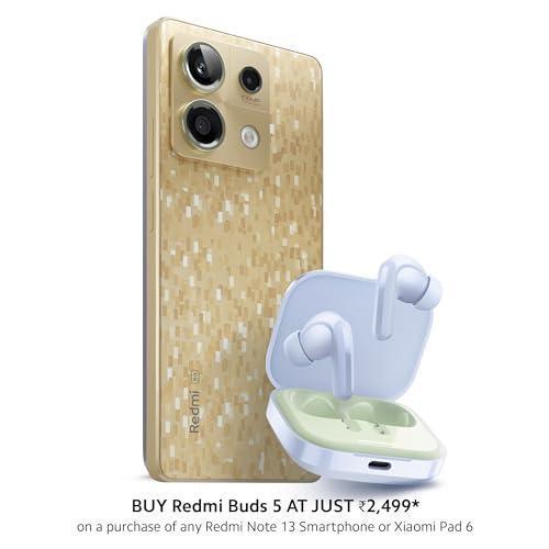 Redmi Note 13 5G (Prism Gold, 12GB RAM, 256GB Storage) | 5G Ready
