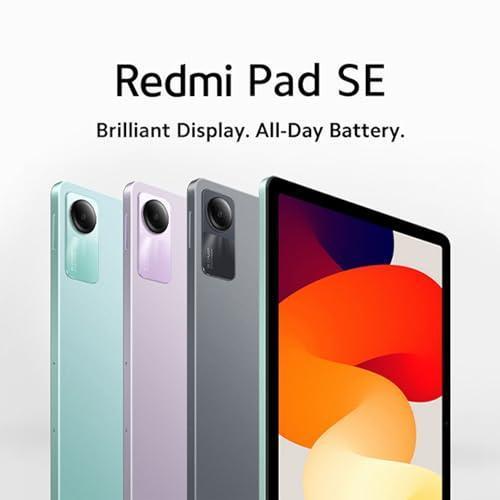 Redmi Pad SE| All Day Battery | Qualcomm Snapdragon 680| 90Hz Refresh Rate| 4GB, 128GB Tablet| FHD+ Display (11-inch/27.81cm)| Dolby Atmos| Quad Speakers| Wi-Fi| Gray - Triveni World