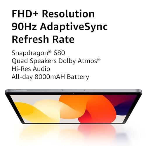 Redmi Pad SE| All Day Battery | Qualcomm Snapdragon 680| 90Hz Refresh Rate| 6GB, 128GB Tablet| FHD+ Display (11-inch/27.81cm)| Dolby Atmos| Quad Speakers| Wi-Fi| Gray - Triveni World