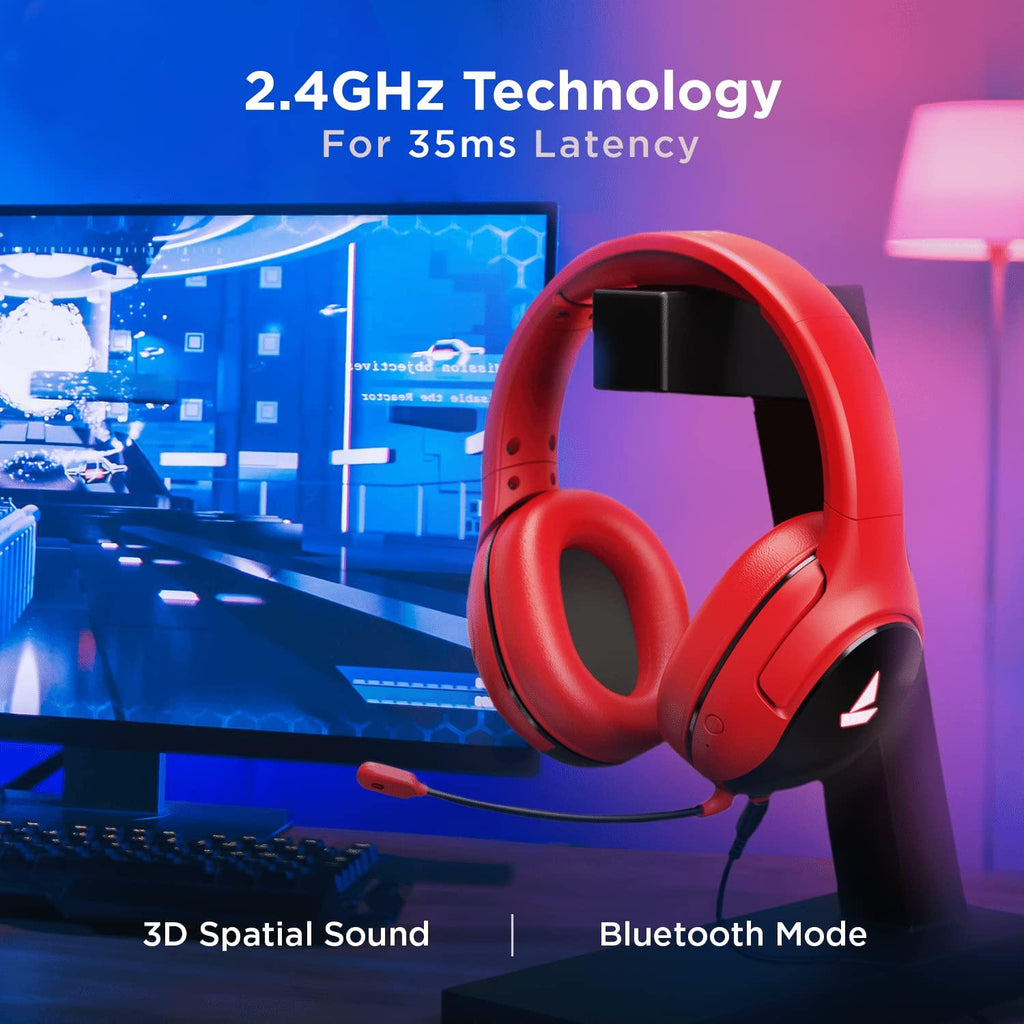 (Refurbished) Boat 2.4Ghz Ultra Low Latency Mode Upto 35Ms, 3D Spatial Audio, Dongle Slot, Immortal Im13 - Triveni World