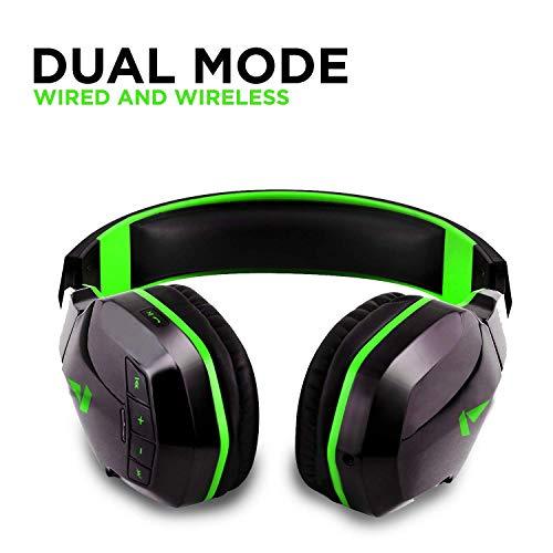 (Refurbished) boAt Rockerz 518 Bluetooth On Ear Headphone with Thumping Bass, Up to 10H Playtime, Dual Connectivity Modes, Easy Access Controls and Ergonomic Design (Viper Green) - Triveni World