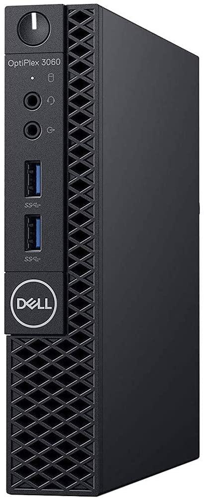 (Refurbished) Dell OPTIPLEX 3060 Tiny Desktop (Intel Core i3 8th gen, 16 GB RAM, 480gb SSD, Windows 11 (Upgraded), MS Office/ Intel HD Graphics/, USB 3.0, Ethernet,VGA), Black - Triveni World