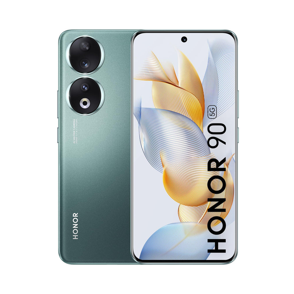 (Refurbished) HONOR 90 (Emerald Green, 8GB + 256GB) | India's First Eye Risk-Free Display | 200MP Main & 50MP Selfie Camera | Segment First Quad-Curved AMOLED Screen | Without Charger - Triveni World