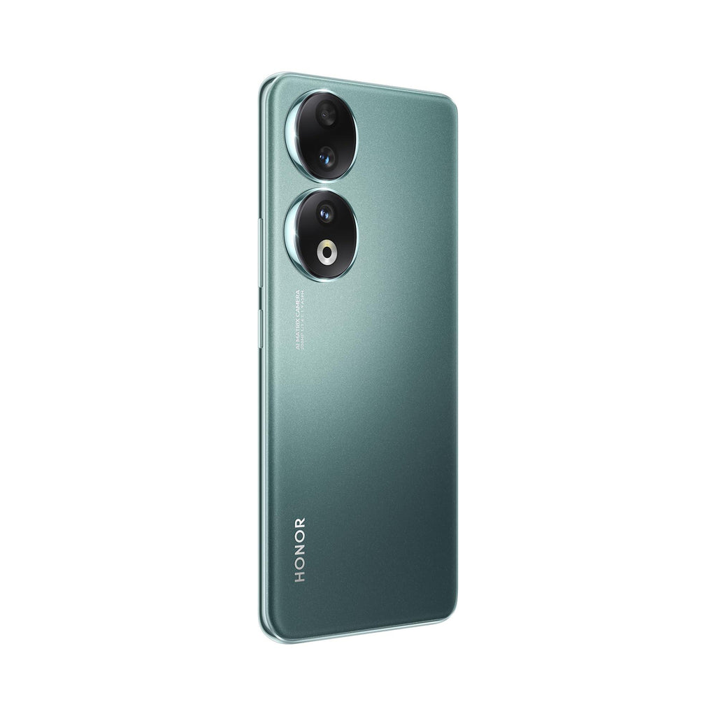 (Refurbished) HONOR 90 (Emerald Green, 8GB + 256GB) | India's First Eye Risk-Free Display | 200MP Main & 50MP Selfie Camera | Segment First Quad-Curved AMOLED Screen | Without Charger - Triveni World