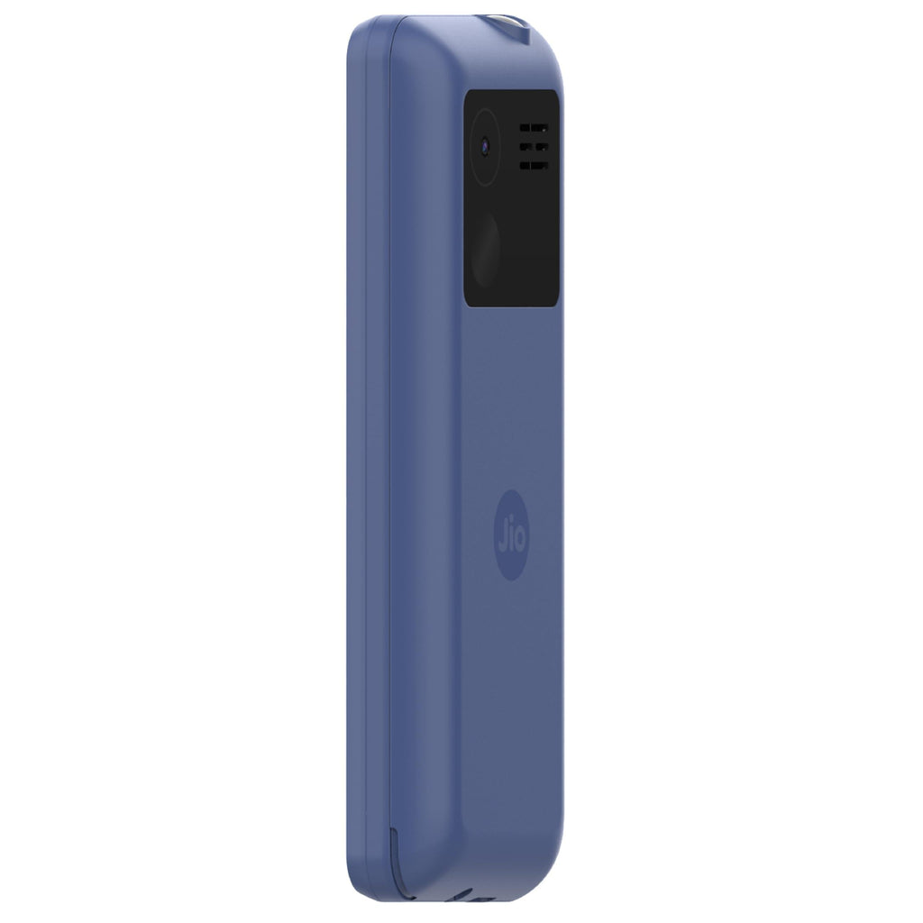 (Refurbished) JioBharat V2 4G Phone with JioCinema, JioSaavn, Pay (UPI), Long Lasting Battery, LED Torch, Digital Camera | Blue | Locked for JioNetwork - Triveni World