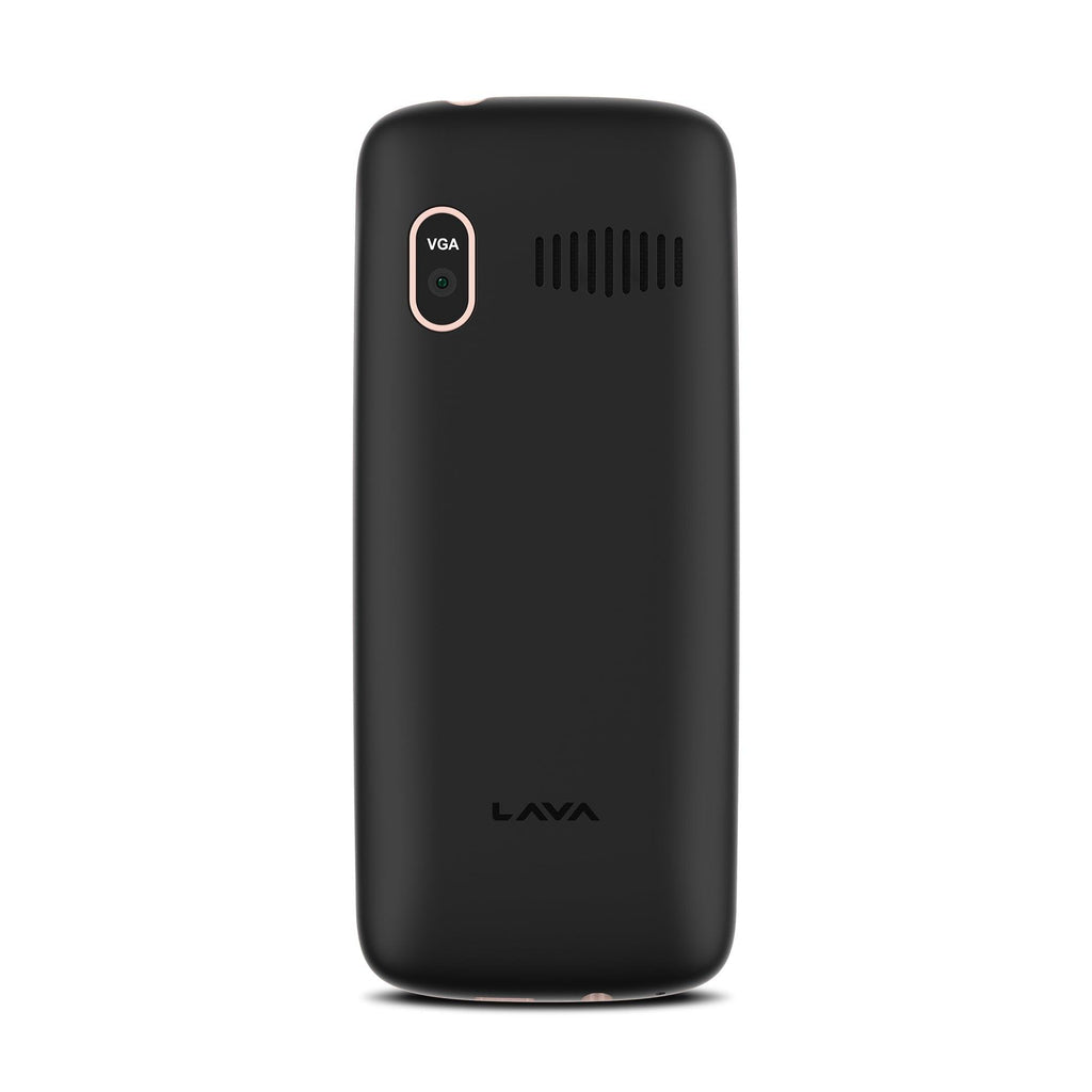 (Refurbished) Lava A1 Vibe, Bluetooth Support, Smart AI Battery, Military Grade Certified,4 Days Battery Backup, Keypad Mobile with 1000mAh Battery (Black Gold) - Triveni World