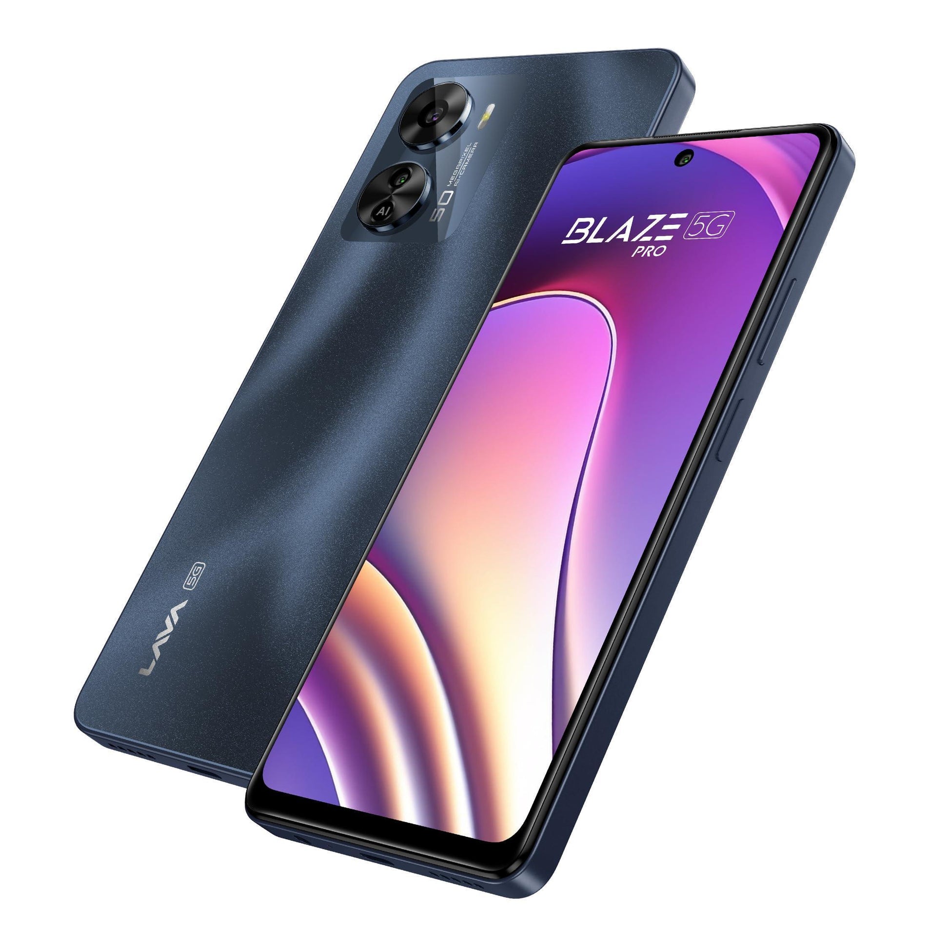 (Refurbished) Lava Blaze Pro 5G (Starry Night, 8GB RAM, 128GB Storage)| 50 MP AI Camera |120 Hz FHD+ Display | 33W Fast Charger | Upto 16 GB Expandable RAM - Triveni World