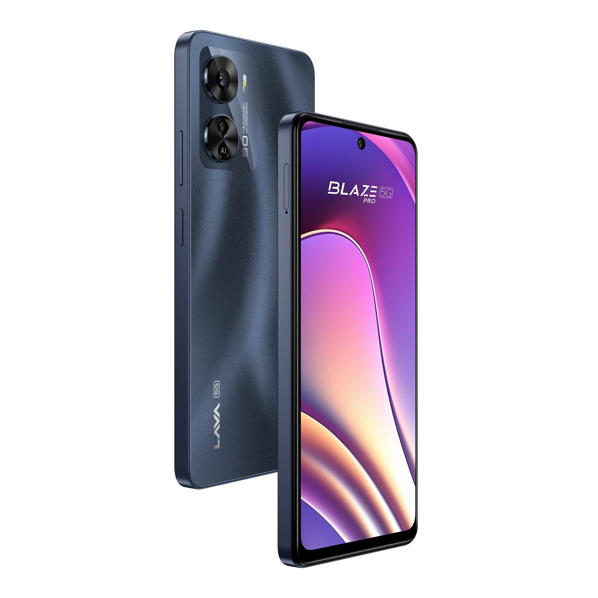 (Refurbished) Lava Blaze Pro 5G (Starry Night, 8GB RAM, 128GB Storage)| 50 MP AI Camera |120 Hz FHD+ Display | 33W Fast Charger | Upto 16 GB Expandable RAM - Triveni World