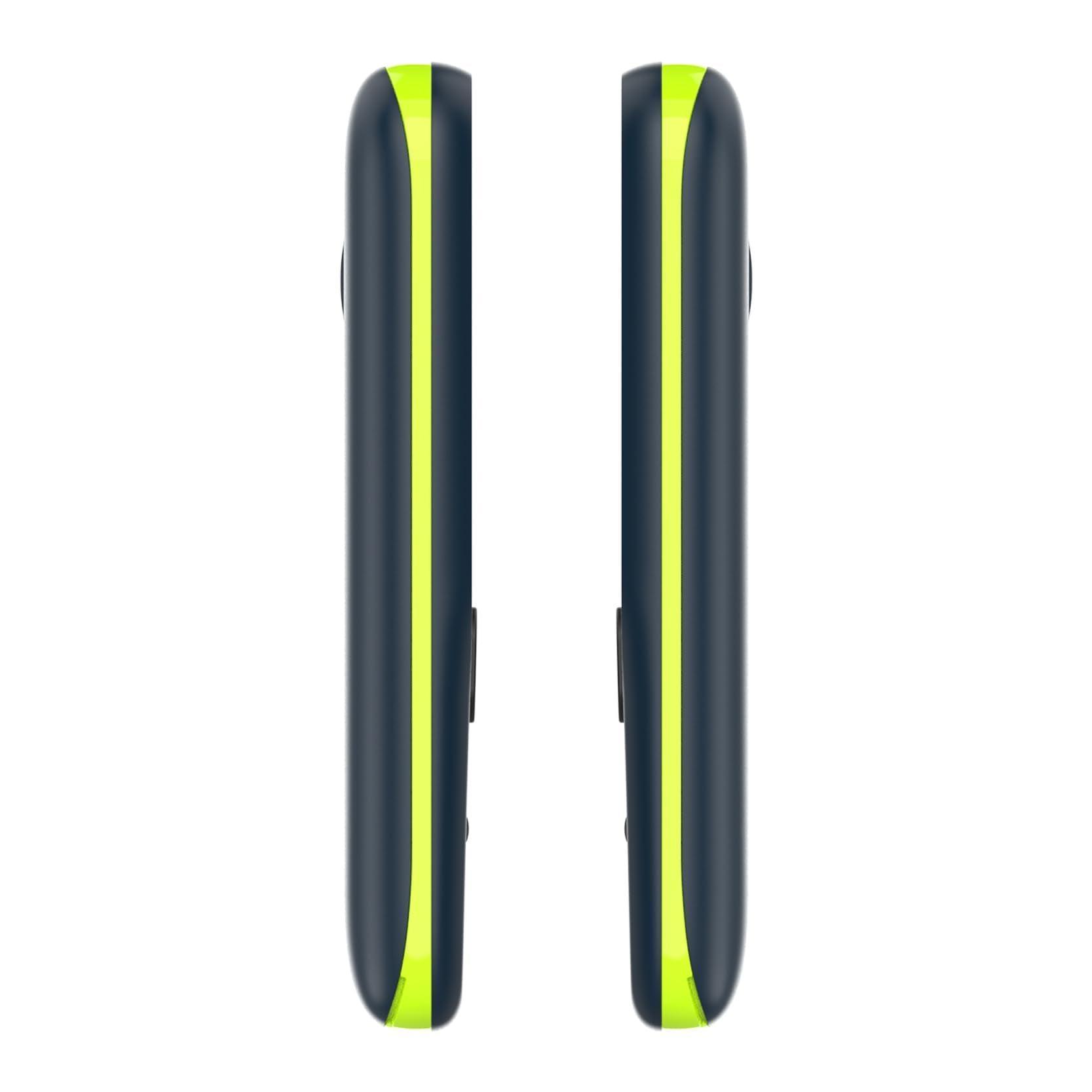 (Refurbished) Lava Hero Glow with Sleek and Stylish Design, 10 Regional Languages Input Support, Auto Call Recording, Wireless FM with Recording and 32 GB Expandable Storage (Blue Green) - Triveni World