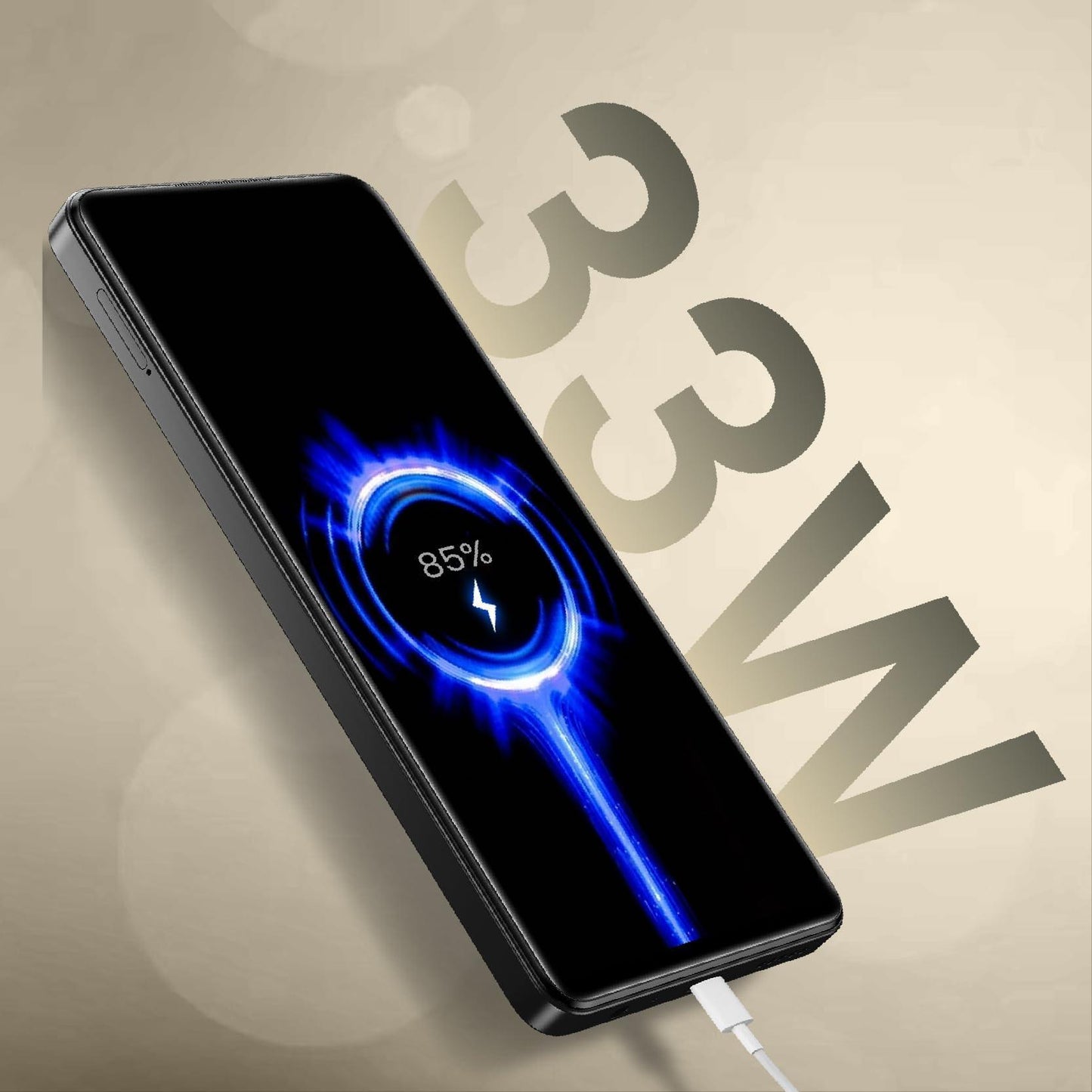 (Refurbished) Lava Storm 5G (Thunder Black, 8GB RAM, 128GB ROM)|50MP+8MP Ultrawide Dual Camera|16MP FrontCamera|6.78" FHD+ Punch Hole Display|5000 mAh Battery|33W Fast Charging|Upto 16GB ExpandableRAM|Clean Android - Triveni World