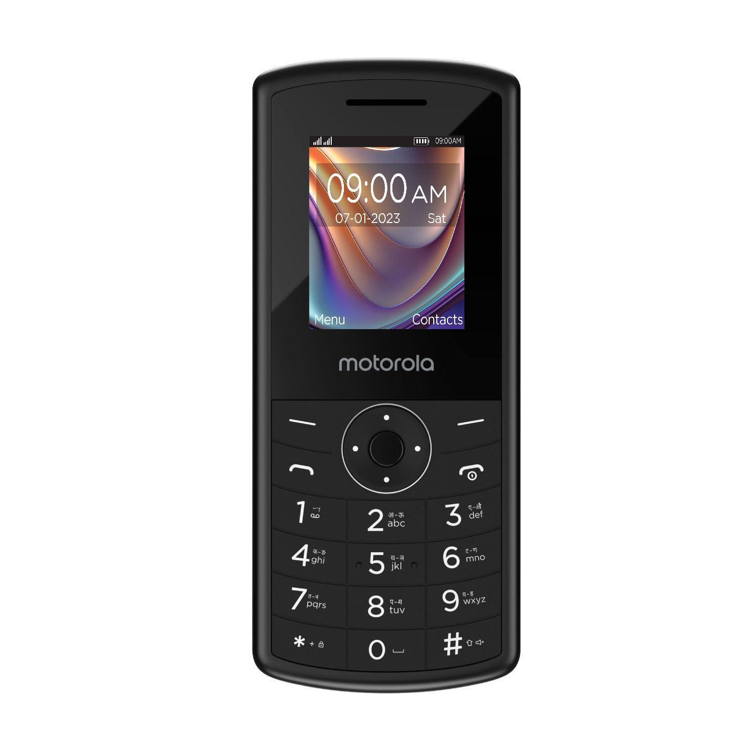 Expandable Keypad (Refurbished) Motorola All-New A10 Dual Sim keypad Mobile with 800 mAh ...