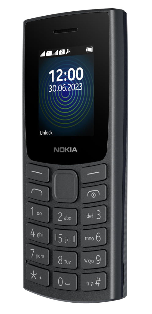 (Refurbished) Nokia 110 with Built-in UPI App and Scan & Pay Feature, MP3 Player, Rear Camera, Long-Lasting Battery, and Voice Recorder | Charcoal - Triveni World