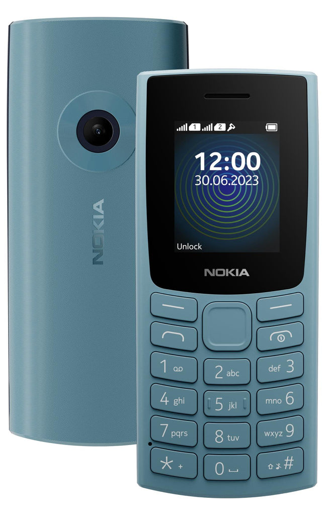 (Refurbished) Nokia 110 with Built-in UPI App and Scan & Pay Feature, MP3 Player, Rear Camera, Long-Lasting Battery, and Voice RecorderÂ | Blue - Triveni World
