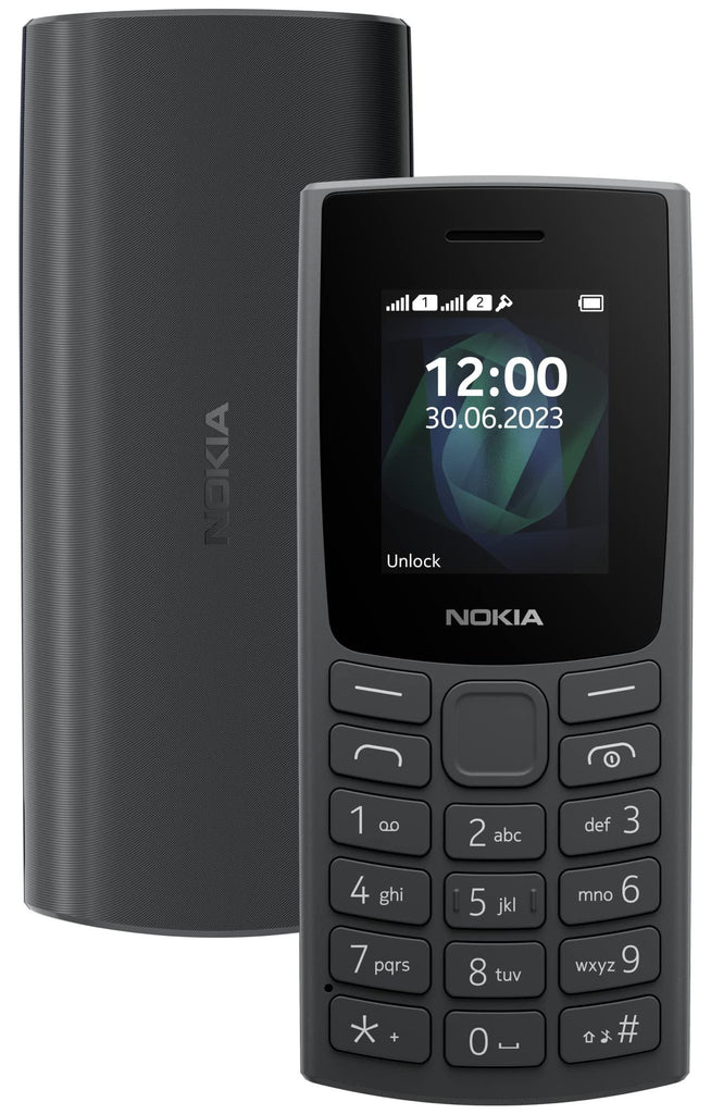 (Refurbished) Nokia All-New 105 Keypad Phone with Built-in UPI Payments, Long-Lasting Battery, Wireless FM Radio | Charcoal - Triveni World