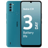 (Refurbished) Nokia C31, 6.74â€ HD+ Display, 13+2+2 MP Rear & 5MP Front Google Camera, 3-Day Battery Life, Android 12 | Cyan, 4+64GB - Triveni World