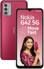 (Refurbished) Nokia G42 5G | Snapdragon® 480+ 5G | 50MP Triple AI Camera | 11GB RAM (6GB RAM + 5GB Virtual RAM) | 128GB Storage | 5000mAh Battery | 2 Years Android Upgrades | 20W Fast Charger Included | So Pink - Triveni World