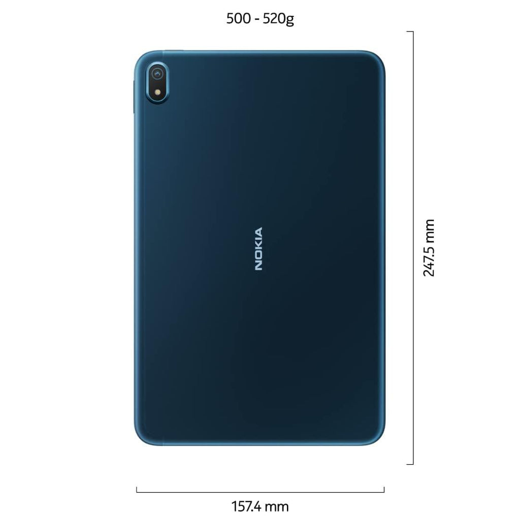 (Refurbished) Nokia T20 Tab, 8200mAh Battery, 10.36 inches 2K Screen with Low Blue Light, Wi-Fi, 3GB RAM, 32GB storage, expandable up to 512GB - Triveni World