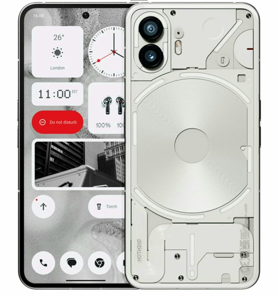 (Refurbished) Nothing Phone (2) 5G (White, 12GB RAM, 256GB Storage) - Triveni World