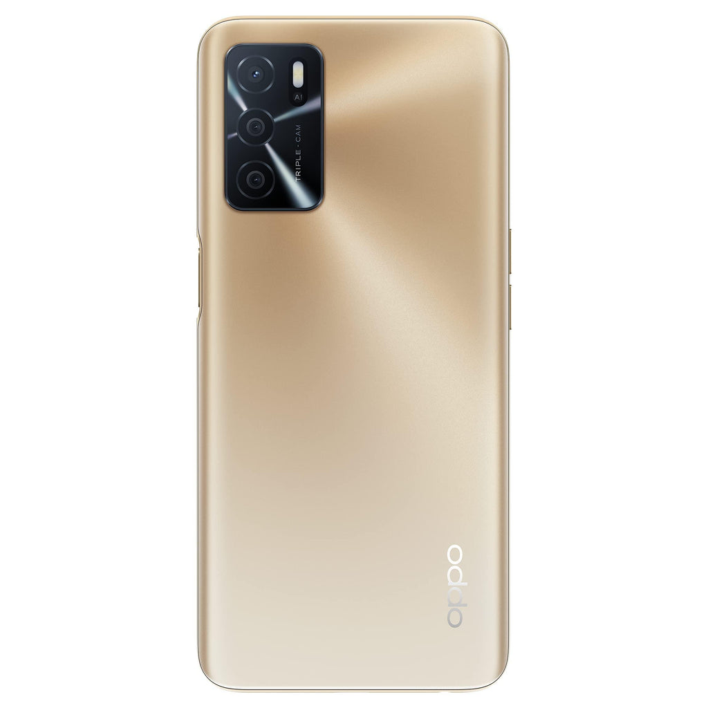 (Refurbished) Oppo A16 (Royal Gold, 4GB RAM, 64GB Storage) Without Offers, Large - Triveni World