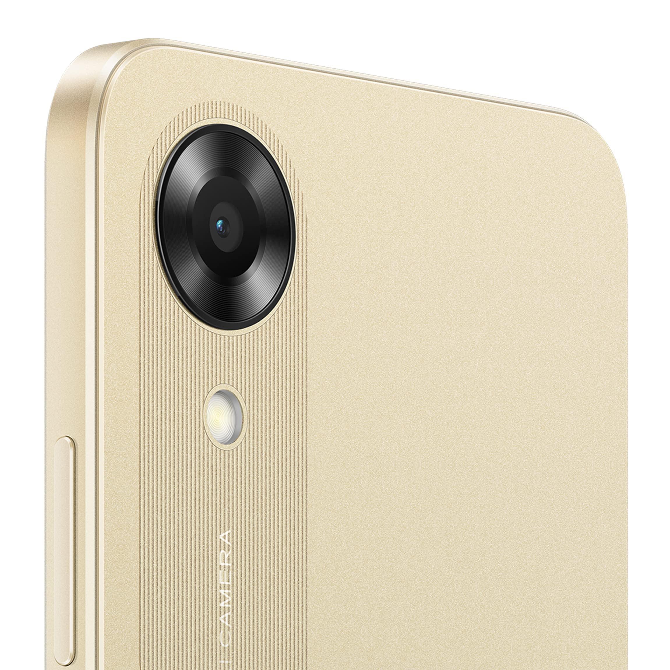 Refurbished) Oppo A17k (Gold, 3GB RAM, 64GB Storage) with No Cost