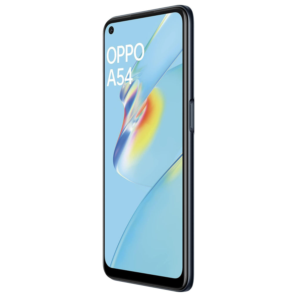 (Refurbished) OPPO A54 (Crystal Black, 4GB RAM, 128GB Storage) with No Cost EMI/Additional Exchange Offe - Triveni World