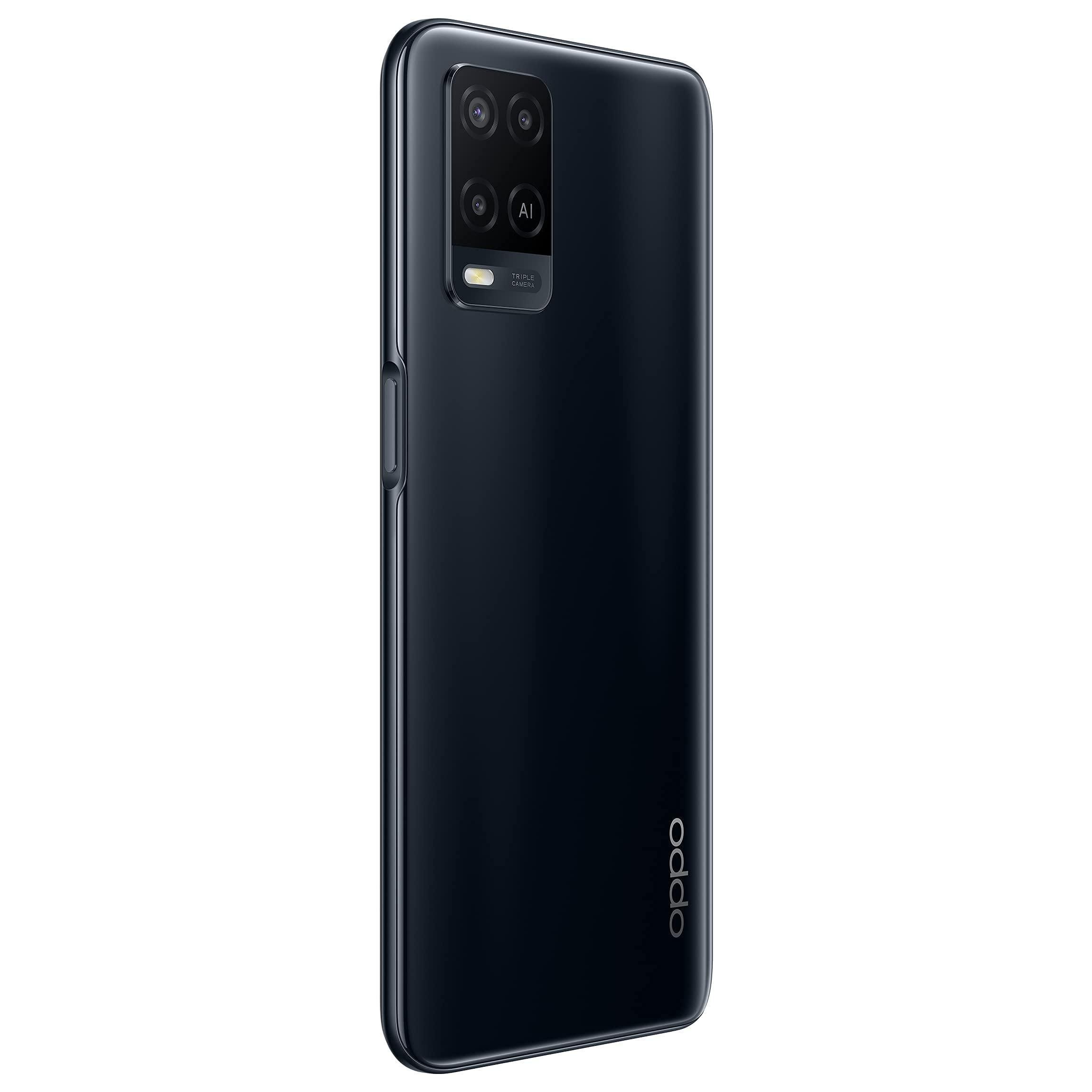 Refurbished) Oppo A54 (Crystal Black, 4GB RAM, 64GB Storage
