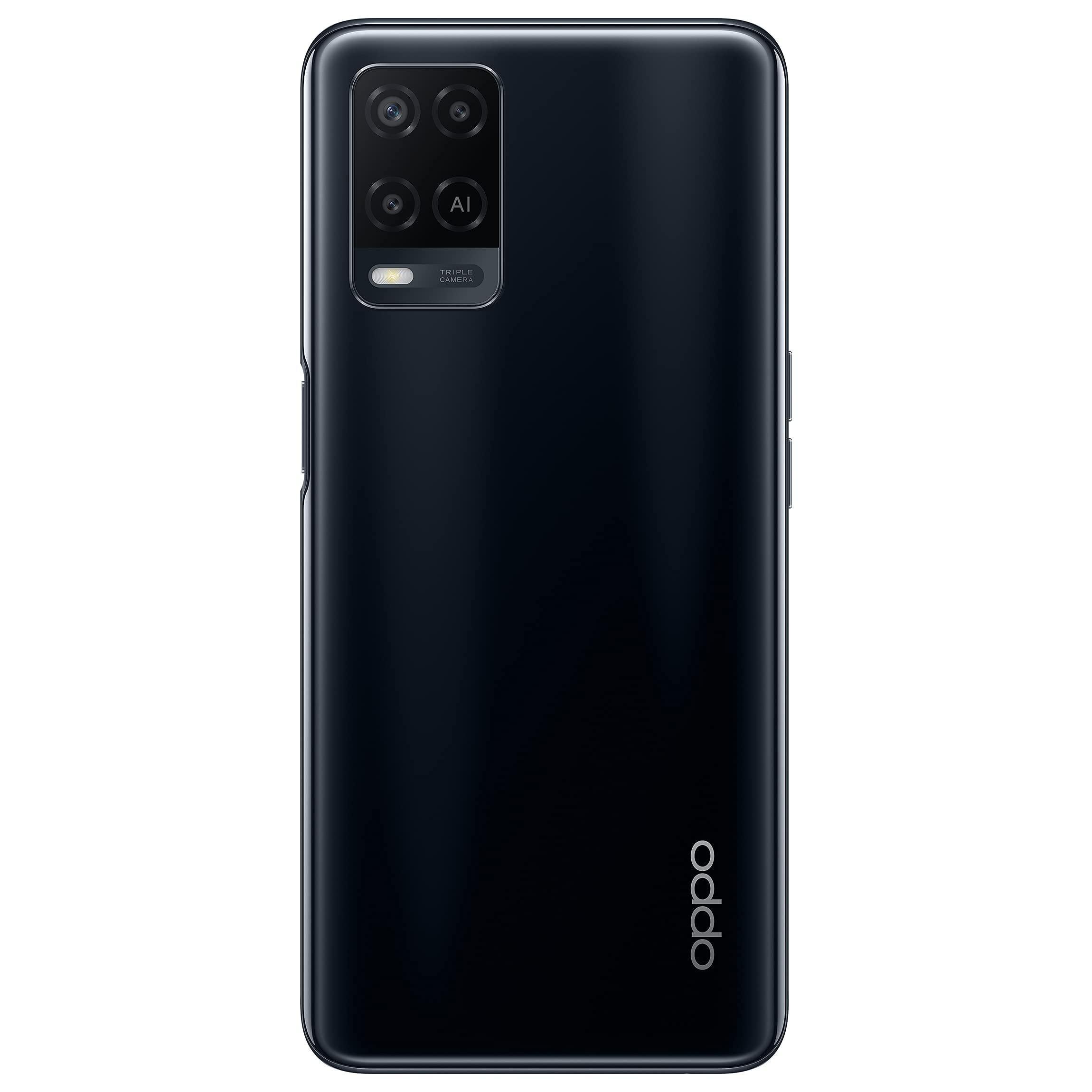 Refurbished) Oppo A54 (Crystal Black, 4GB RAM, 64GB Storage