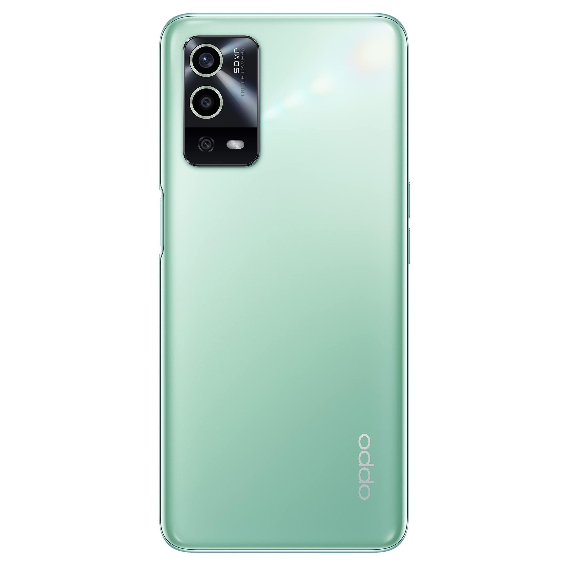 (Refurbished) OPPO A55 (Mint Green, 6GB RAM, 128GB Storage) - Triveni World