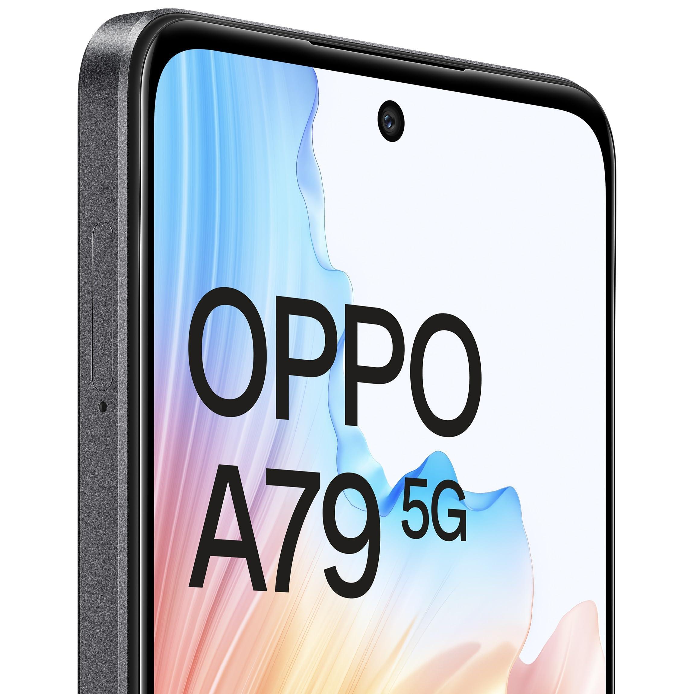 Refurbished) Oppo A79 5G (Mystery Black, 8GB RAM, 128GB Storage